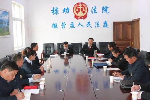 禄劝法院撒营盘法庭召开辖区人民陪审员工作座谈会